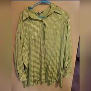Top Shop Lime green shirt